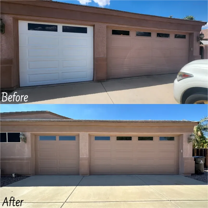 Garage door color match