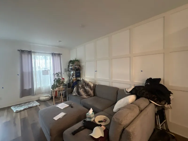 Interior before painting