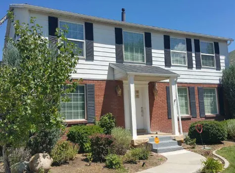 Round Rock home before painting